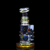 Hubbard Glass V2 Rig Wig Wag Ball Perc - Yellow