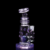 Hubbard Glass V2 Rig Wig Wag Ball Perc - Purple