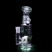 Hubbard Glass V2 Rig Wig Wag Ball Perc - Green