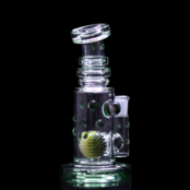 Hubbard Glass V2 Rig Wig Wag Ball Perc - Green