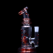 Hubbard Glass V2 Rig Wig Wag Ball Perc - Red