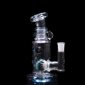 Hubbard Glass V2 Rig Wig Wag Ball Perc - Blue