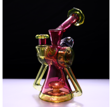 Bowman Glass V5 Bubble Dumper Good Ruby /Citrine