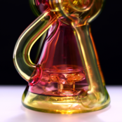 Bowman Glass V5 Bubble Dumper Good Ruby /Citrine