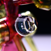 Bowman Glass V5 Bubble Dumper Good Ruby /Citrine