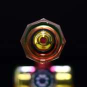 Bowman Glass V5 Bubble Dumper Good Ruby /Citrine