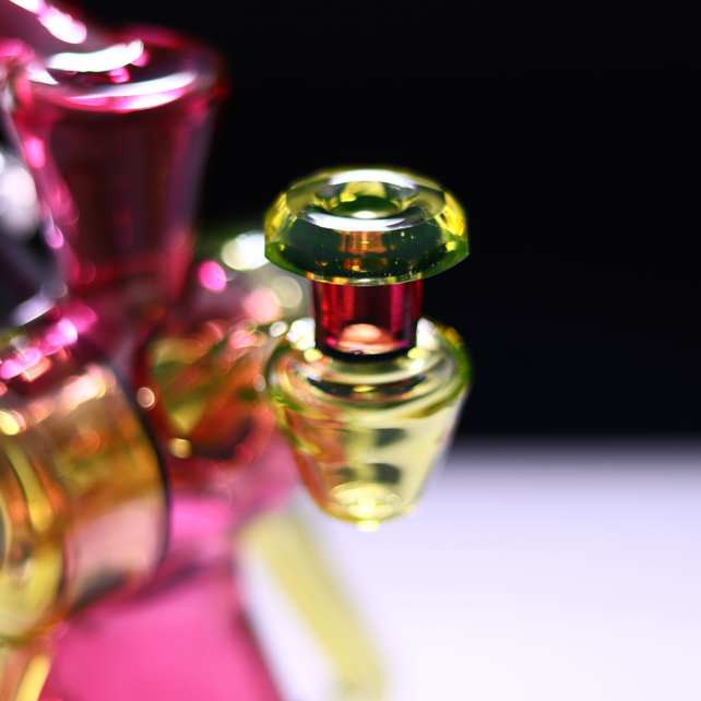 Bowman Glass V5 Bubble Dumper Good Ruby /Citrine