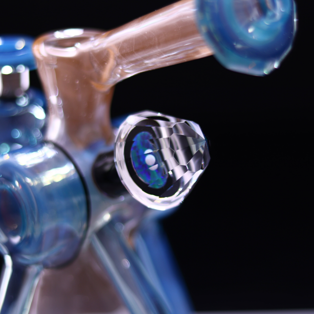 Bowman Glass V5 Bubble Dumper Peach / Marina