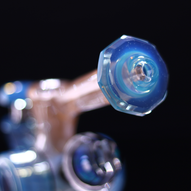 Bowman Glass V5 Bubble Dumper Peach / Marina