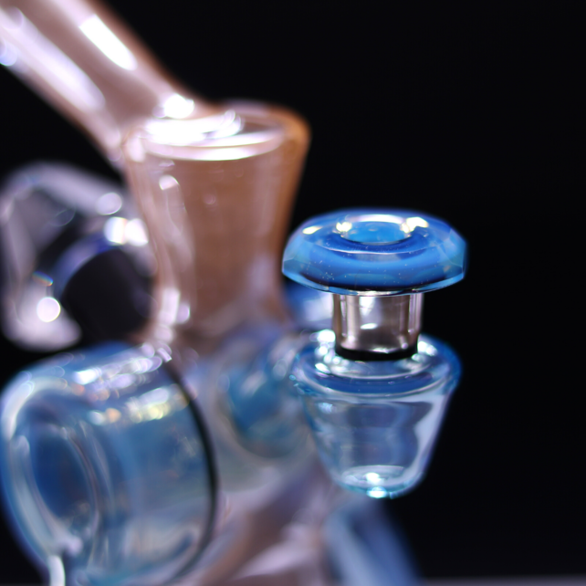 Bowman Glass V5 Bubble Dumper Peach / Marina