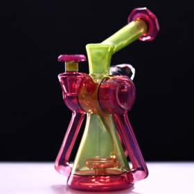 Bowman Glass V5 Bubble Dumper Karmaline / Limedrop
