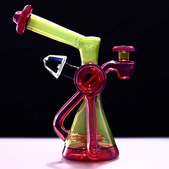 Bowman Glass V5 Bubble Dumper Karmaline / Limedrop