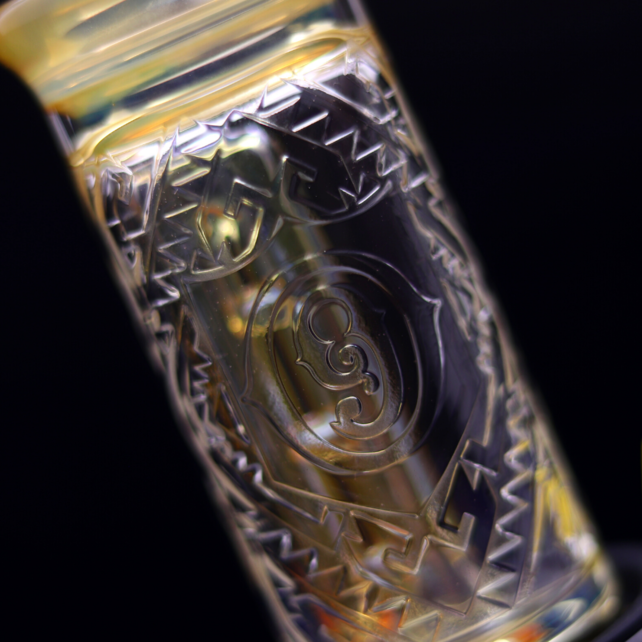 Opinicus9 Puffco Peak/Peak Pro Top Gold Fume Straight Blasted