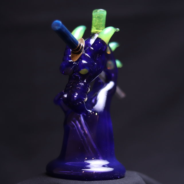 Tony Kazy Blue Glass Dragon