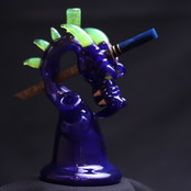 Tony Kazy Blue Glass Dragon