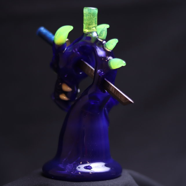 Tony Kazy Blue Glass Dragon