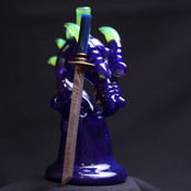 Tony Kazy Blue Glass Dragon