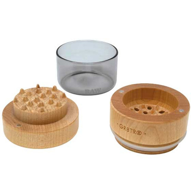 RAW Natural Wood Grinders (65mm 3PC)