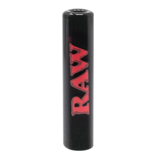 Raw Black Glass Tips