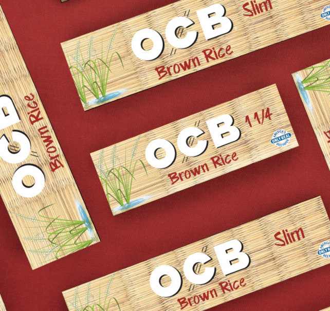 OCB Rolling Paper Brown Rice