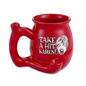 "Take a Hit Karen" Mug Pipe (Red)