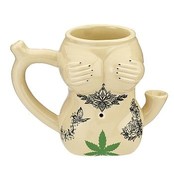 Tattoo Girl Mug Pipe