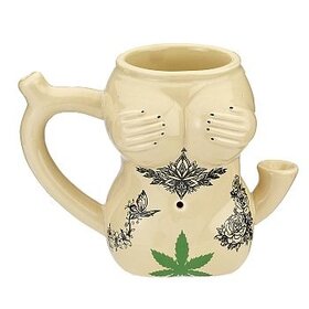 Tattoo Girl Mug Pipe