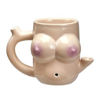 Exposed Boob Mug Pipe