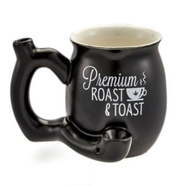 High Tea Mug Pipe (Black)