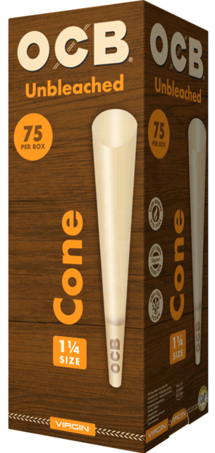 OCB Mini Tower Unbleached Cones