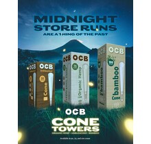 OCB Mini Tower Organic Hemp Cones