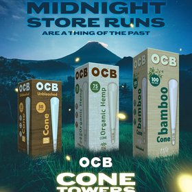 OCB Mini Tower Organic Hemp Cones