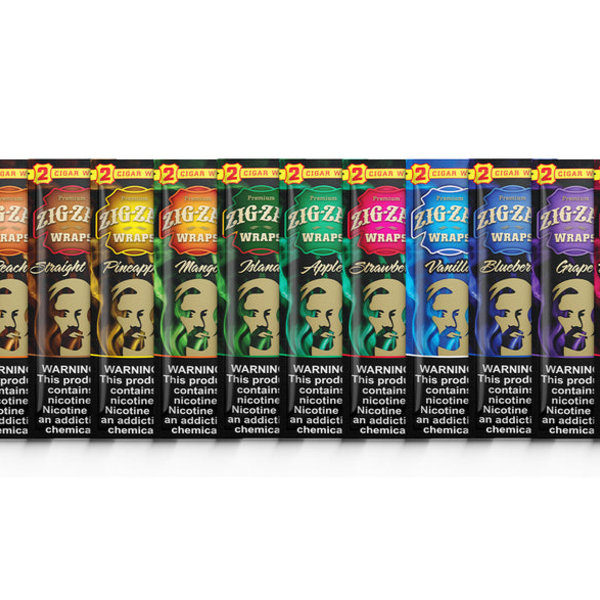 Zig Zag Flavored Blunt Wraps (2-Pack)