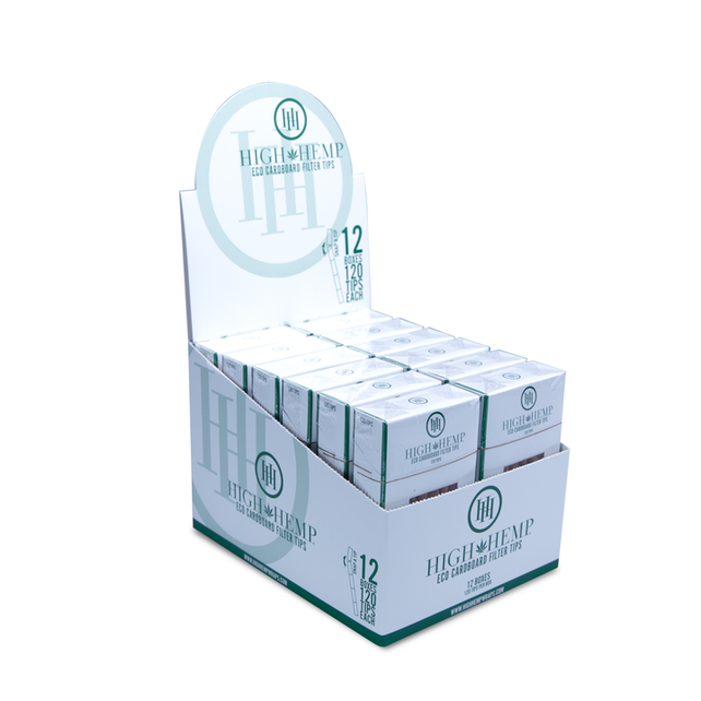 High Hemp Eco Cardboard Filter Tips (120 Count)