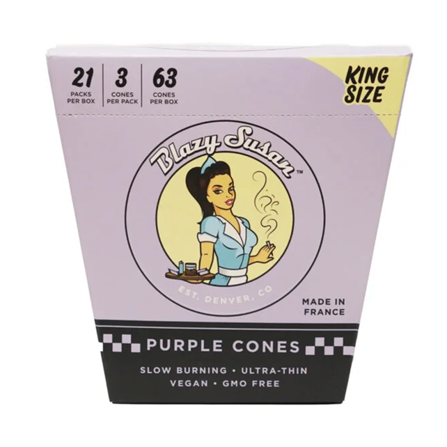 Blazy Susan Purple Cones