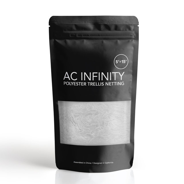 AC INFINITY, Polyester Plant Trellis Netting, 5x15'