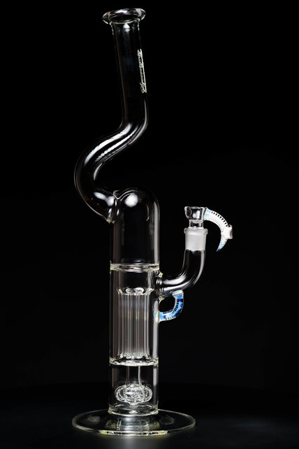 Sovereignty Glass Natty Neck Peyote Pillar W/ Glopal Accents