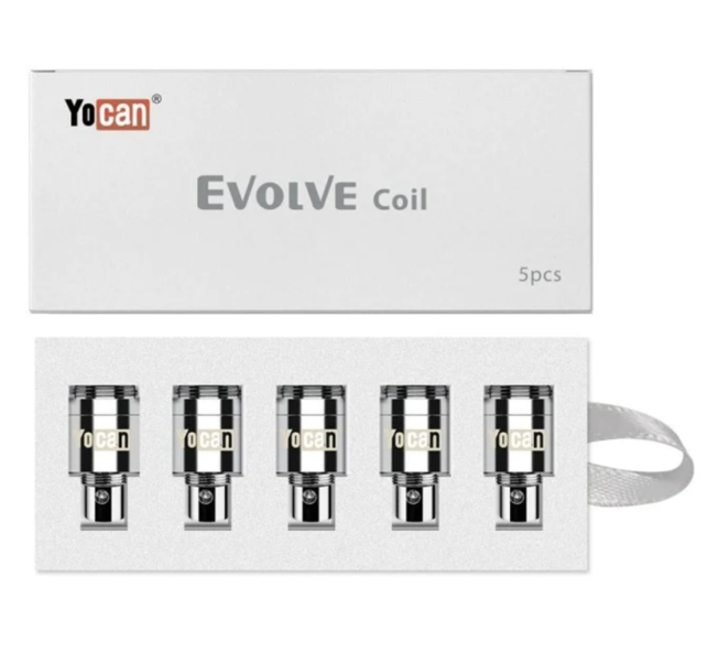 Yocan Evolve Plus/Regen Replacement Dual Quartz Atomizer (5 Pack)