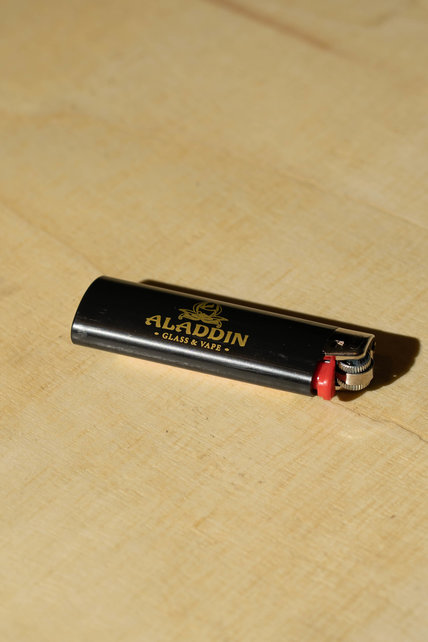 BIC x Aladdin Glass & Vape Lighter (Black & Yellow)