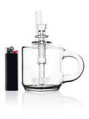 GRAV Coffee Mug Pocket Bubbler Clear