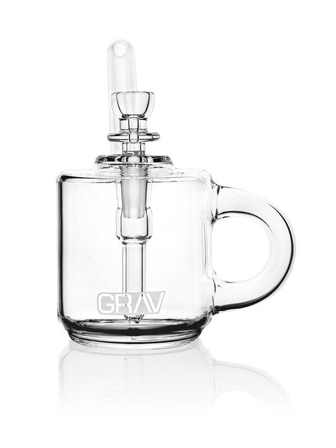 GRAV Coffee Mug Pocket Bubbler Clear
