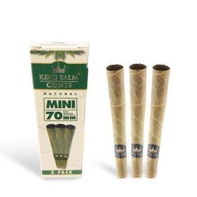 King Palm Natural Cones 3PK