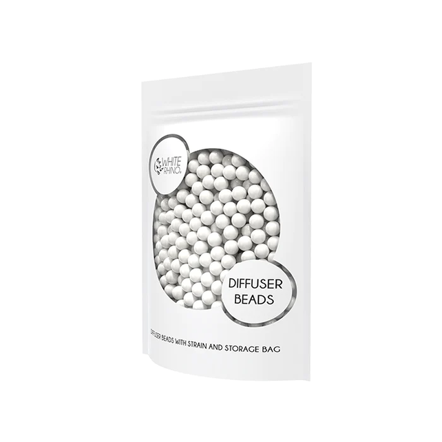 White Rhino Diffuser Beads