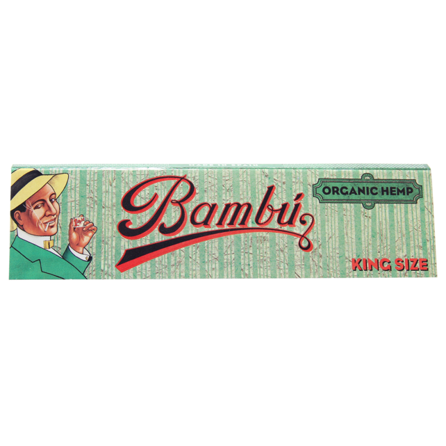 Bambu Organic Hemp Rolling Papers King Size W/ Tips