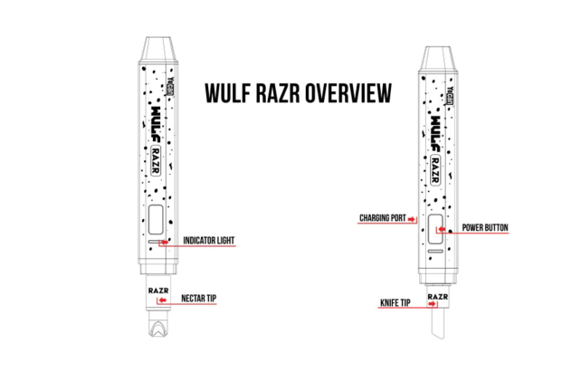 Wulf Razr Nectar Collector & Hot Knife