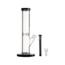 Groove Groove Straight Tube 12" Black Clear