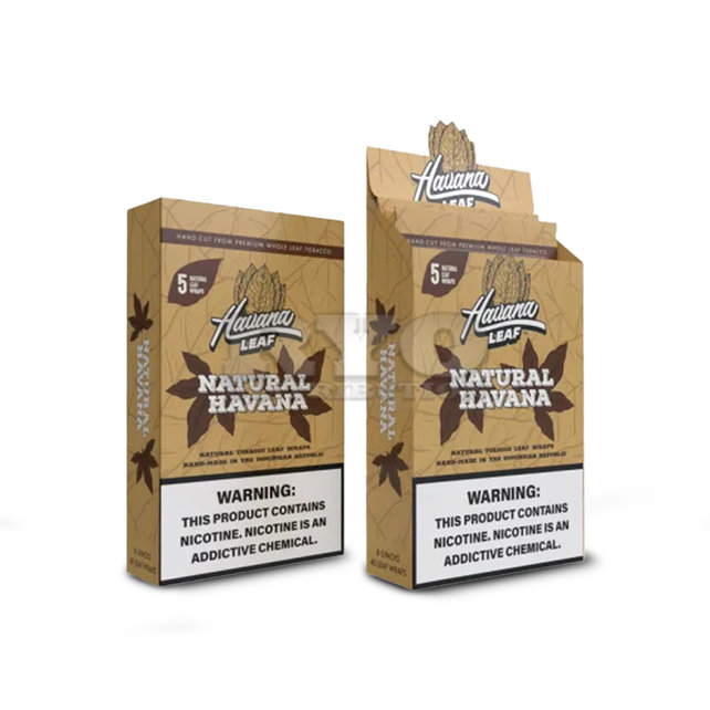 Havana Leaf Natural Leaf Wraps 5 Pack
