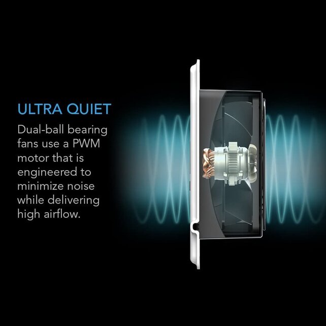 AIRTAP T4, Quiet Register Booster Fan System, Brown Bronze, for 4” x 12” Registers