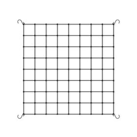 Grow Tent Trellis Netting, Flexible Elastic Cords, 4x4’
