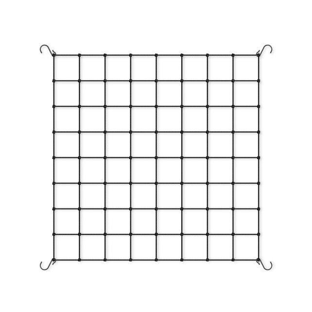 Grow Tent Trellis Netting, Flexible Elastic Cords, 4x4’